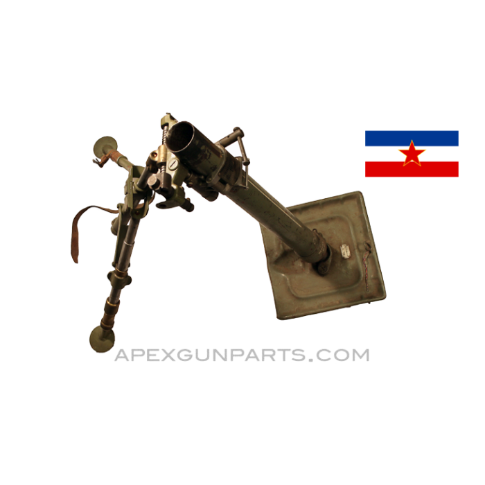 Yugoslavian 60mm Mortar Set, M57, Non-Matched, *Good* 