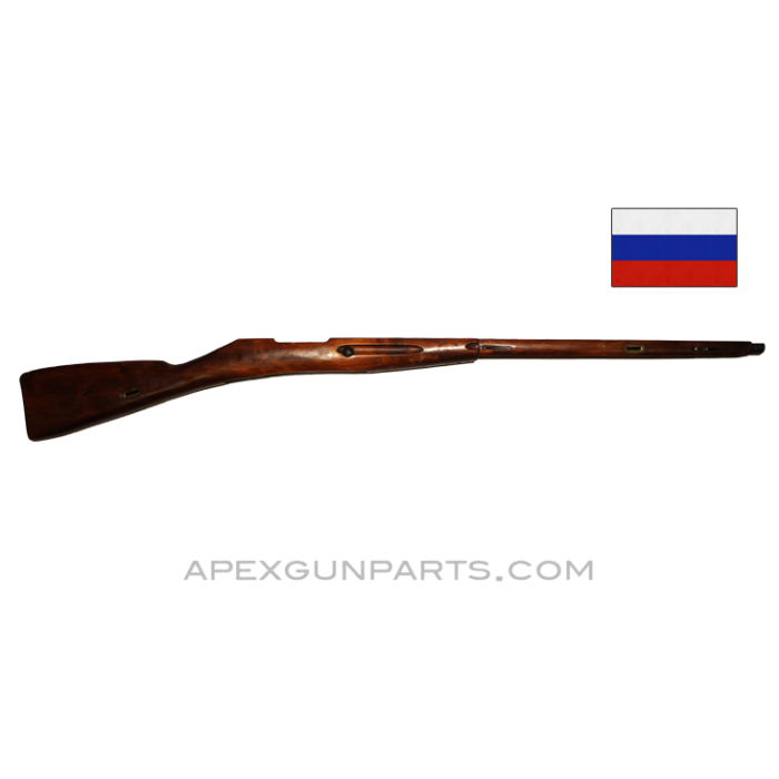 Mosin Nagant 91/30 Wood Stock with Metal, Russian, *Good* 