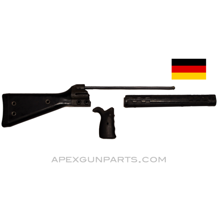G3 / HK91 Stock Assembly with Handguard & Grip, Black *Good* 