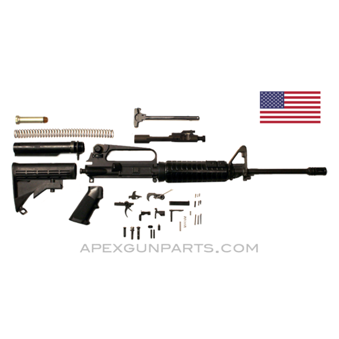 Colt 6520-LE Government Carbine Semi-Auto Rifle Kit, AR-15, 16" 1/7 Twist Barrel, M16A2 Sights, 5.56 NATO, *Very Good* 