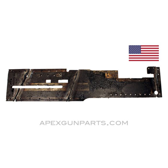 Browning M2 .50 Cal. Right Hand Side Plate (RHSP), Torch Cut Demilled, High Standard Mfg. Co, Sold *As Is*