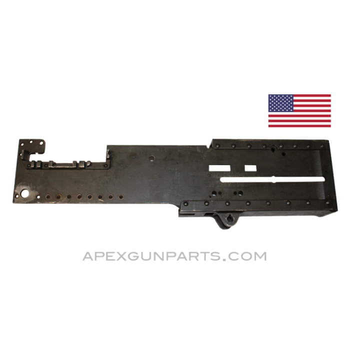 Browning M3 .50 Cal., Left Hand Side Plate, Bottom & Top Plates, Left Hand Pawl Bracket, *Fair* 