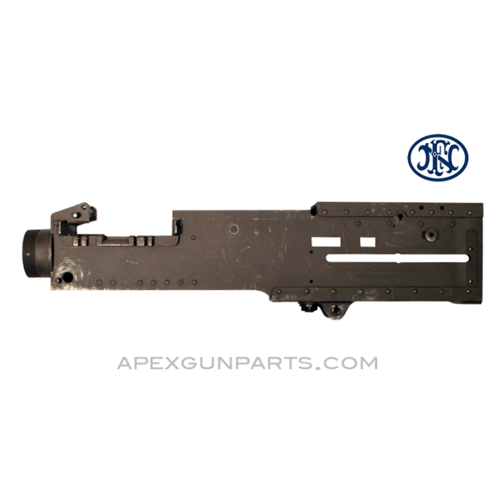 Browning M2 .50 Cal. LHSP, Bottom & Top Plates, Trunnion, Cam, LH Pawl, Parkerized, FN Belgium, *Excellent* 