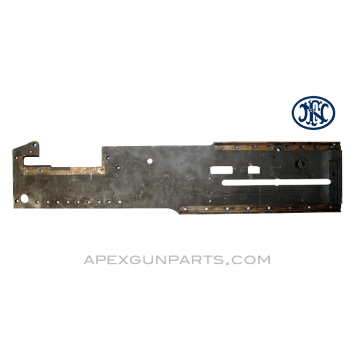 Browning M2 .50 Cal. Left Hand Side Plate, Stripped, FN Belgium, *Very Good* 