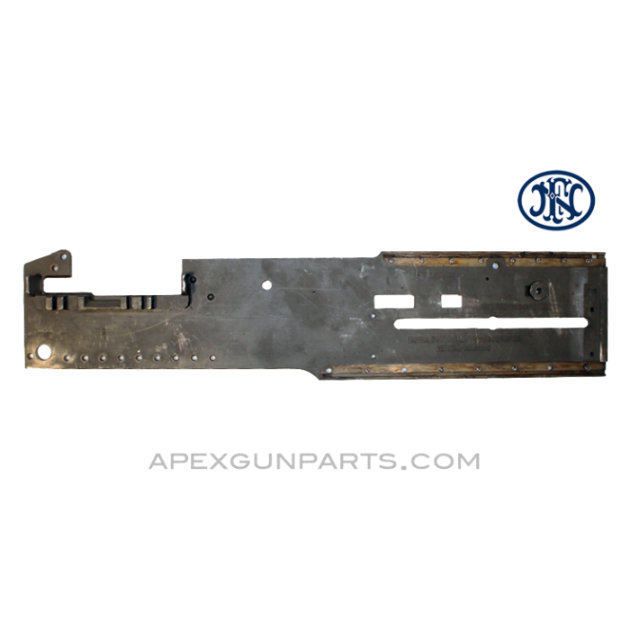 Browning M2 .50 Cal. Left Hand Side Plate, Original Finish, FN Belgium, *Good* 