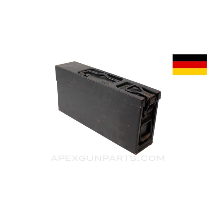 German MG Ammo Can, WWII, Steel *Good*