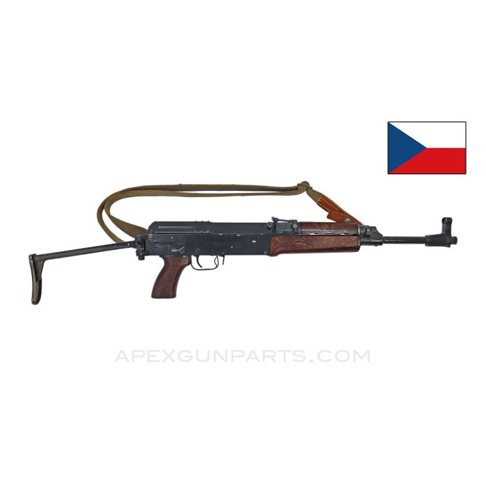 Czech VZ-58 Display Gun, Non-Functional / Solid Metal Receiver and Folding Stock, Original Barrel, Grey *Very Good* 