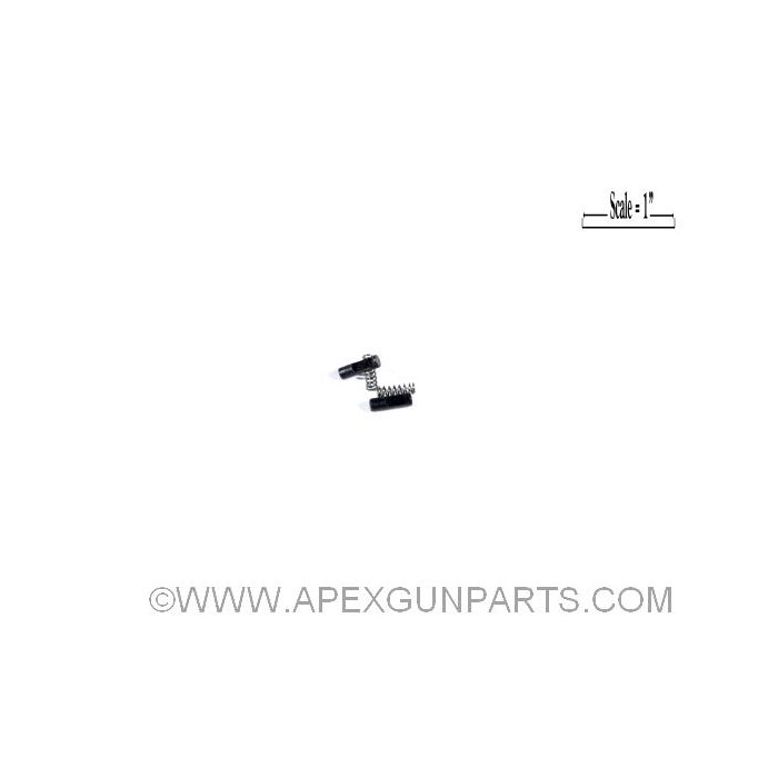 AK Front Sight Base Detent Plunger and Spring Set, NEW