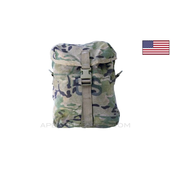 Multicam MOLLE Sustainment Pouch, With ID Pocket, US Stamp, *Good*