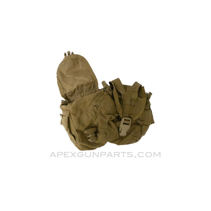 USMC Canteen Pouch Tan, Coyote Brown, *Good*