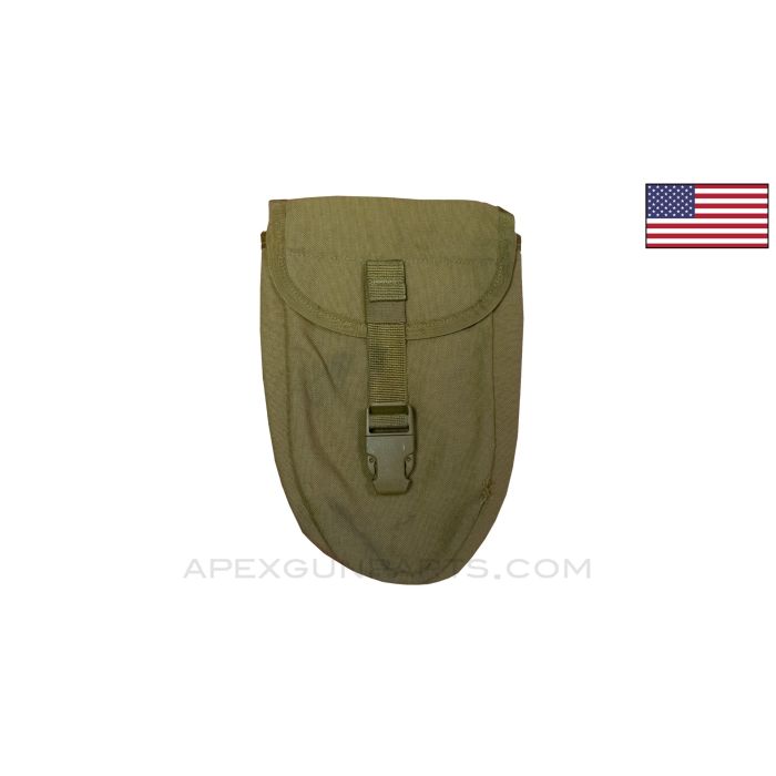 USMC Surplus Entrenching Tool Pouch, Coyote Brown,  *Fair*