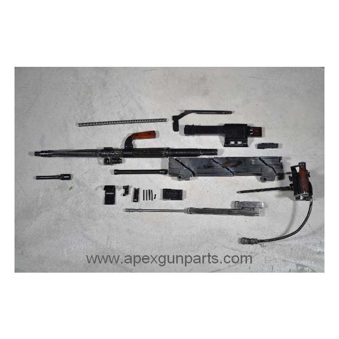 Goryunov Model SGMT Parts Set W/Torch Cut Rcvr & Drilled Demil BBL, 7.62X54R