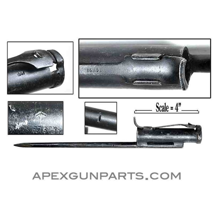 STEN MK II Bayonet "L" Marking, No Scabbard