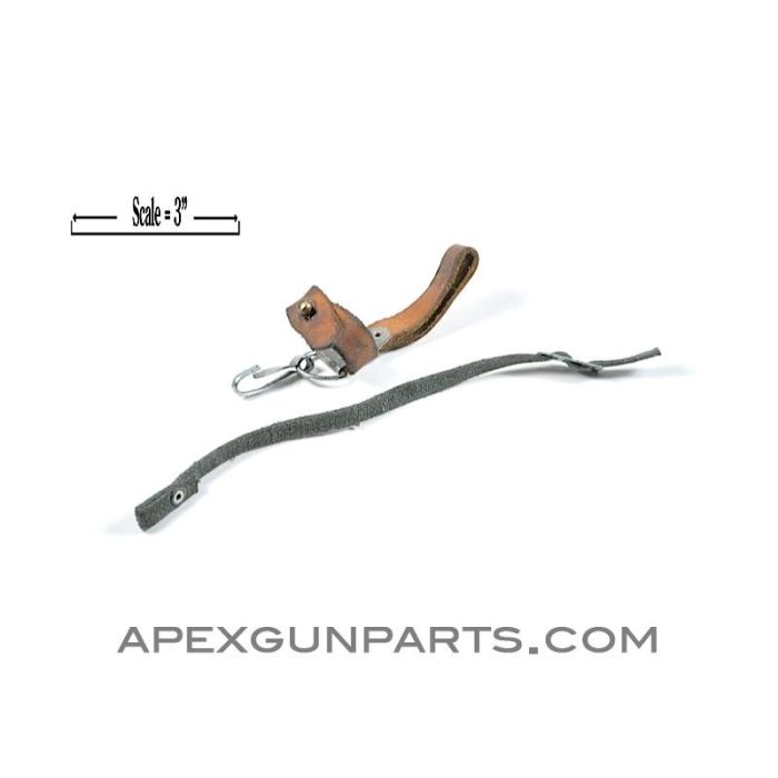 AK Bayonet Leather Hanger W/Strap, Used, Yugoslavian