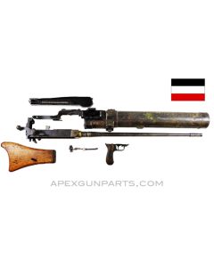 German MG-08 / 15 (Maxim) Machine Gun Partial Parts Kit With Barrel, 7.92X57 *Good* 
