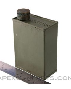 Yugoslavian M53 Oil Can, Steel, Green, *Good*