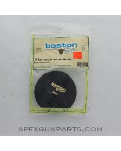 Boston Leather Badge Holder, Round *NEW*