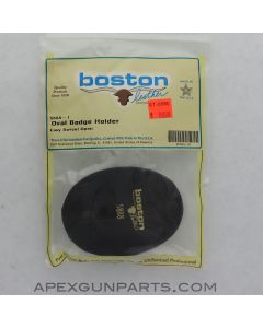 Boston Leather Badge Holder, Oval *NEW*