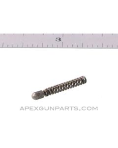 STAR B / BM / BKM Auto Pistol Safety Spring w/ Plunger, Part #35 & 36, *Good to Very Good*