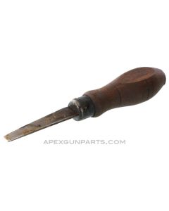 Yugoslavian M53 Screwdriver, Flat Tip, *Good*
