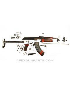 Polish KbK Milled AK-47 Underfolding TRAINING Rifle Parts Kit with Magazine *Good* 