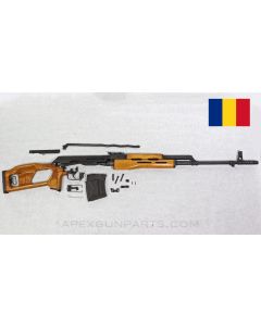 Romanian PSL54C / FPK Parts Kit, Original Barrel, 10rd Magazine, No Trunnion, 7.62x54r *Very Good* 