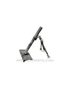 U.S. M1 81mm Mortar Assembly, w/Baseplate and Bipod, Demilled *Good* 
