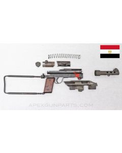 Egyptian Port Said M45 Parts Kit, w/ Torch Cut Demilled Receiver Section *Very Good* 