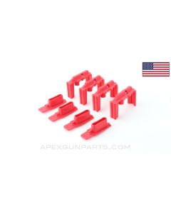 HexID Followers & Latch Plates, 4-Pack, U.S. Made, Red, *NEW / As-Is*