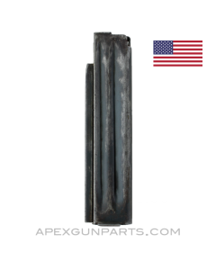 Model 50 / 55 / 60 Reising Magazine, 12rd, .45 ACP, Type 1 Ribbed Sides, Blued, Missing Lock Tab *Good*