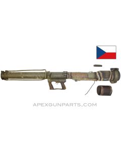 Czech T-21 82MM Recoilless Rifle, Torch Cut Demilled *Good* 
