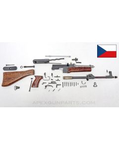 Czech VZ-58 Fixed Stock Parts Kit ,15.5" Populated Barrel, Stripped Upper Handguard, Mixed Finish, 7.62x39 *Good*