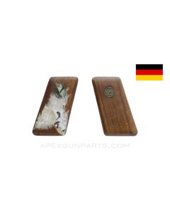 Ortgies Pistol Grip Set, Walnut, .25 ACP *Good*
