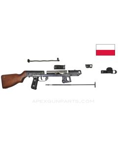 PPs-43/52 Parts Set, Wooden Stock, 7.62X25, Polish