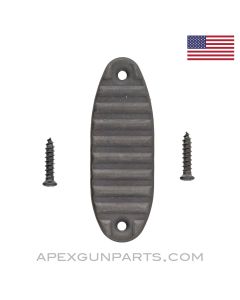 AK Solid Buttplate with Screws, US Made *NOS*