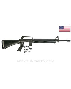 Colt 614 M16A1 Parts Kit, 20" Barrel, A1 Birdcage, Stock & Pistol Grip, Slickside Carry Handle Upper, .223/5.56 *Very Good*