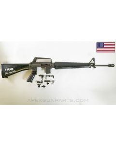 Colt 614 M16A1 Parts Kit, 20" Barrel, Triangle Handguards, A1 Birdcage, Stock & Pistol Grip, 5.56mm *Very Good*