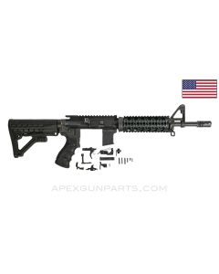 Colt M16A2 Commando Parts Kit, 11.5" Barrel, Flat Top Receiver, Surefire Quad Rail Handguard, 5.56mm *Very Good*