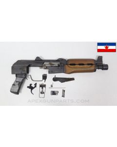 Zastava MDL PAP M92P AK-47 Parts Kit, 10" Original Populated Barrel, Modified Carrier, 7.62x39 *Very Good*