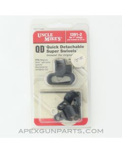Uncle Mike's QD Sling Swivels, Winchester 94 / Marlin 336, For 1" Slings, 1391-2 *NEW*