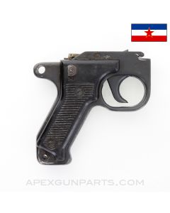 Yugoslavian MG-42 / M53 Grip Housing Assembly, w/ Black Plastic Grip Panels *Good*