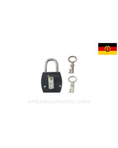 East German Volkspolizei (Police) Wrist Breaker Chain Lock, Type 2, w/ Key Set, Steel *Good*