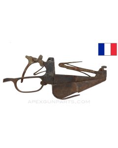French Berthier Trigger Guard Assembly 5 Round, w/ Magazine Cover and Trap Door *Good*