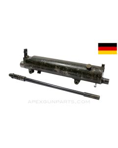 German MG-15 / ST-61 Barrel &amp; Water Jacket Assembly, 23.5&quot;, Missing Front Sight, WW2 German, 7.92x57, *Good*