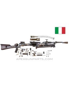 Breda M30 LMG Parts Kit w/Cut Barrel & Receiver Pieces, Italian 6.5x52mm, *Good* 