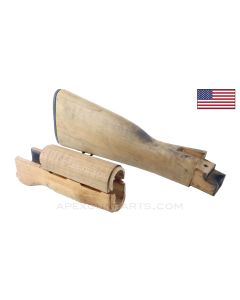 AK-47 Handguard and Stock Set, Light Wood, US Made *Very Good* US 922(r) Compliant Parts