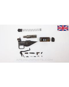 STEN MK 3 SMG Parts Set, Torch Nicked FCG Tabs, No Stock, 9mm Luger *Good* 