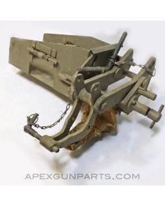 Israeli Browning .50cal / .30cal Universal Cradle Mount Assembly w/Can Holder *Good*
