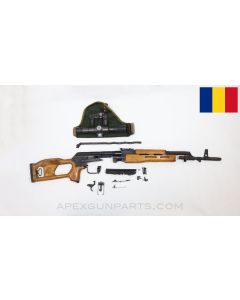 Romanian PSL / FPK Parts Kit, Demilled Barrel, IOR 4x Optic, Matching +, 7.62x54r, *Very Good*
