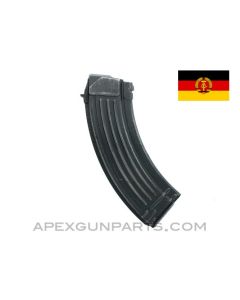 AK-47 30rd Steel Magazine, 7.62x39, East German, Blued, *Good to Very Good* 